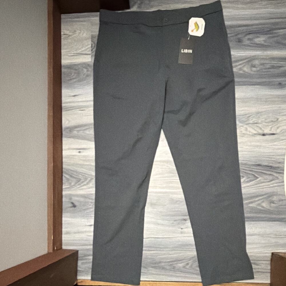 LIBIN Men’s Pants 38x32 Grey Performance Stretch Outdoor Hiking NWT